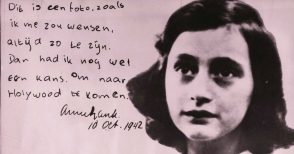"Il "Diario" di Anna Frank, letto tra infanzia e maturità, mi ha insegnato tanto"